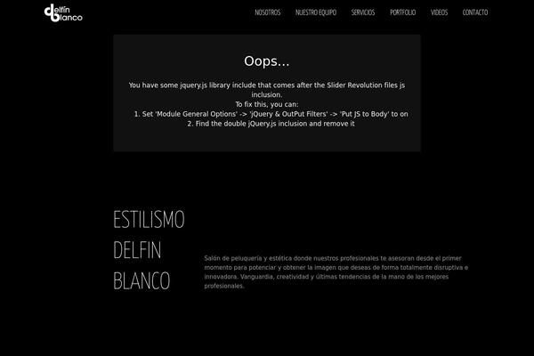 delfinblanco.es site used Blackair
