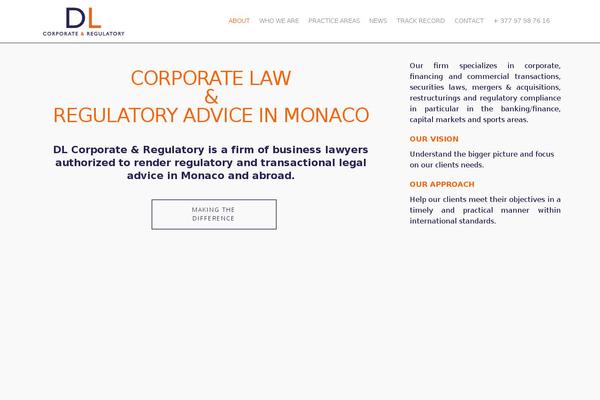 Site using Salient-core plugin