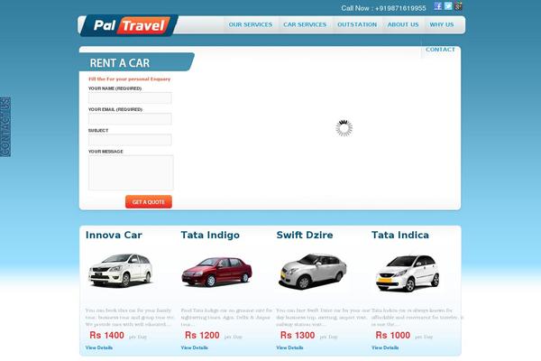 delhicar.in site used Carrental