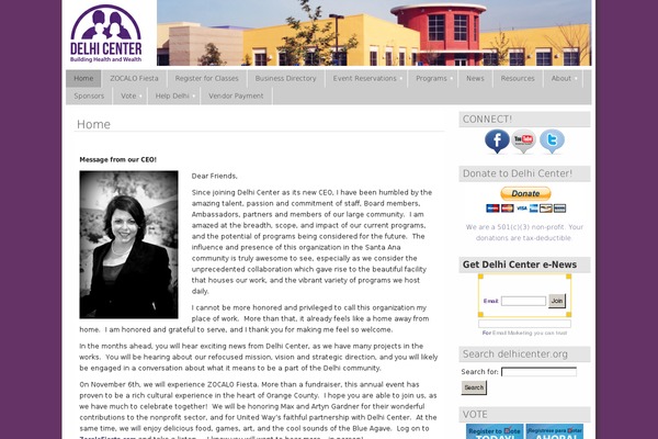 Panorama theme site design template sample