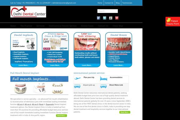 delhidentalcenter.com site used Avada_new