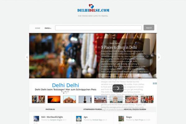 Aggregate theme site design template sample