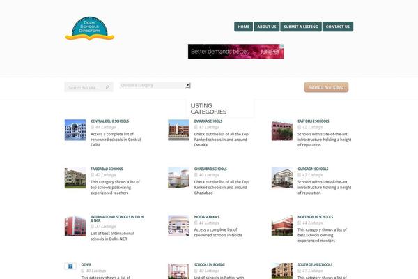 eList theme site design template sample