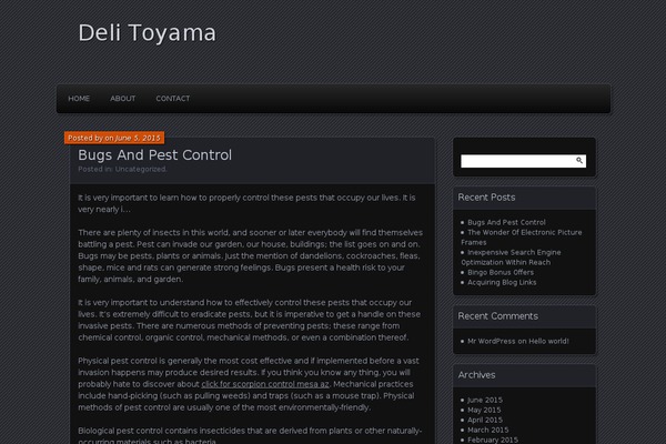 Parament theme site design template sample