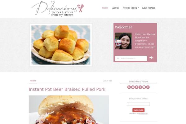 Balance theme site design template sample