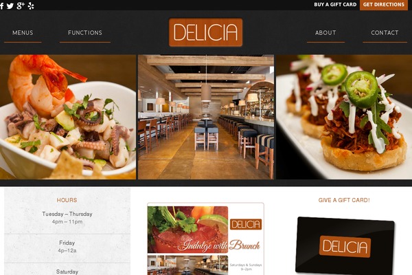 deliciaindy.com site used Delicia