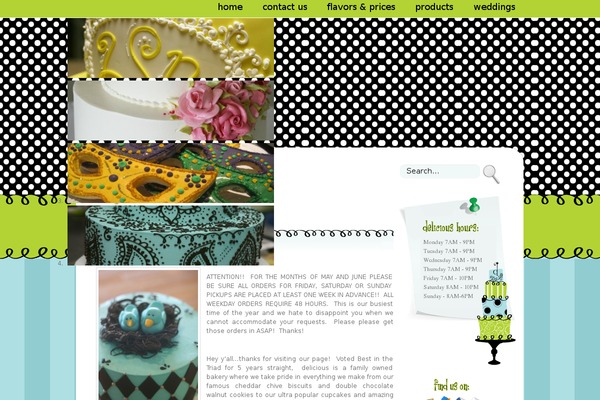 Delicious theme site design template sample
