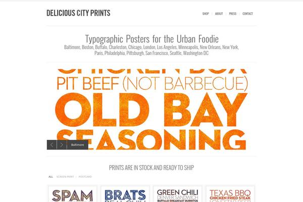 Bigbang theme site design template sample