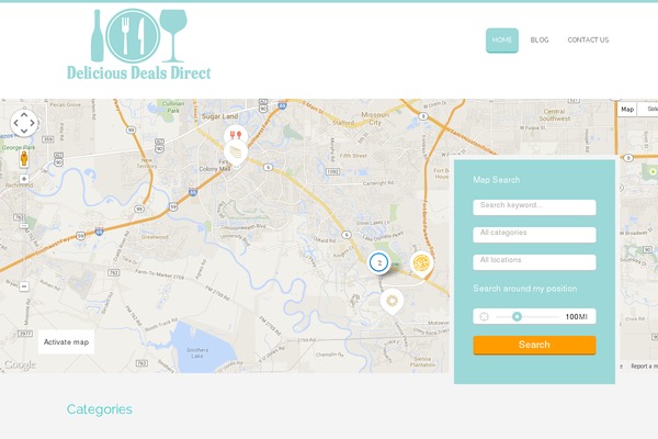 Business Finder theme site design template sample