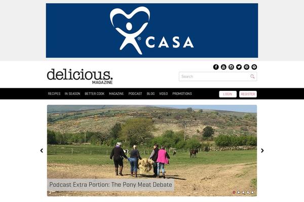 Delicious theme site design template sample