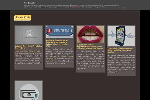 Site using Asesor de Cookies para normativa española plugin