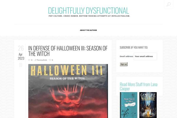 John Doe's Blog theme site design template sample
