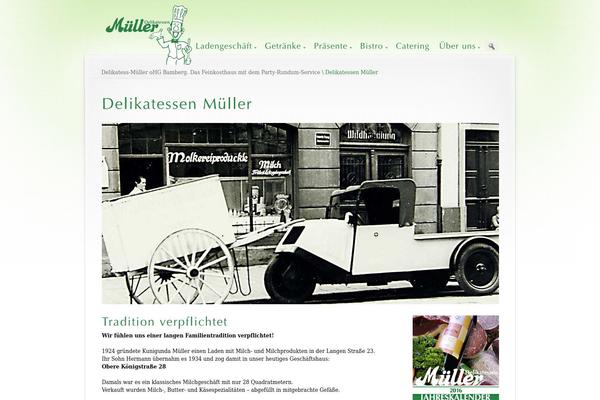 Prestige Light theme site design template sample