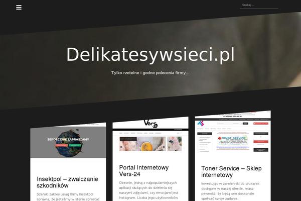 Oblique theme site design template sample