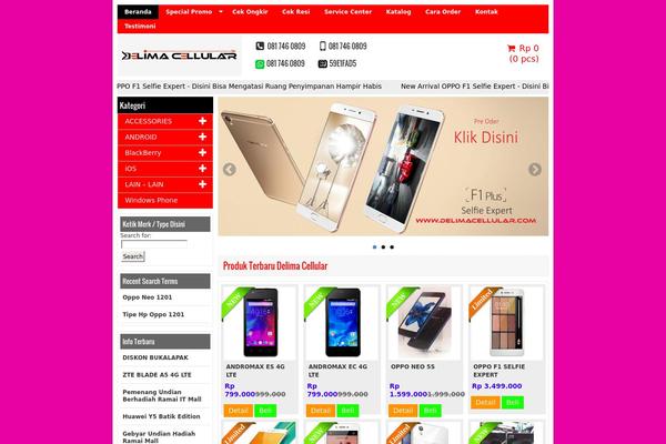 Minimarket theme site design template sample