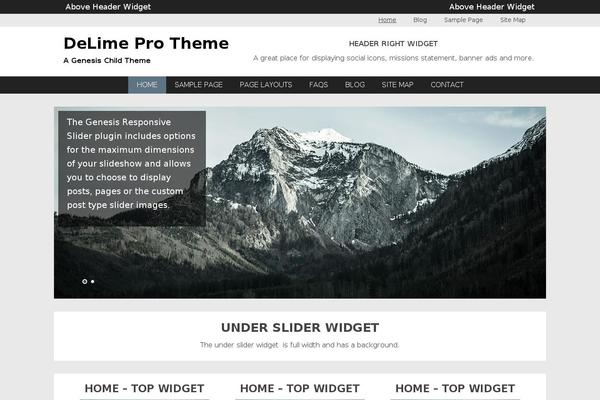 Site using Naked Social Share plugin