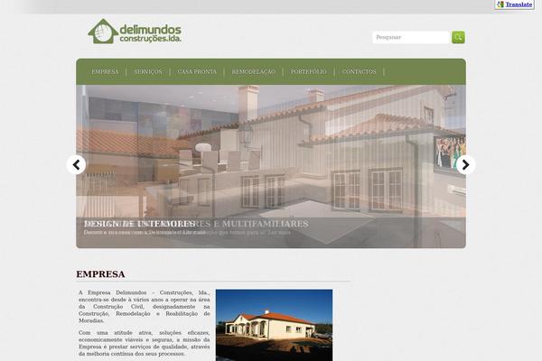 Realty theme site design template sample