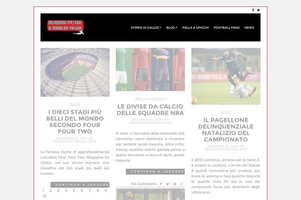 Press theme websites examples