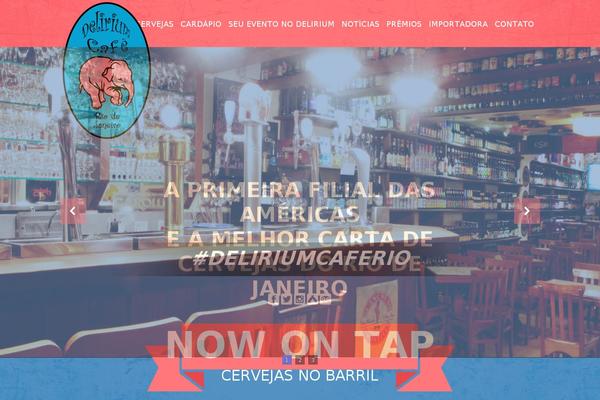 Delirium theme site design template sample