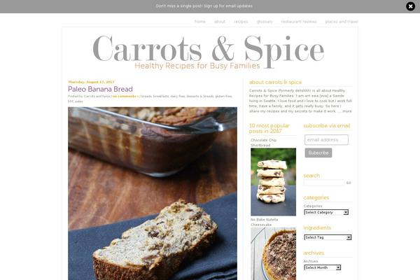 Site using Easy Heads Up Bar plugin
