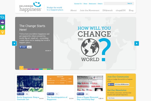 delivering-happiness theme websites examples