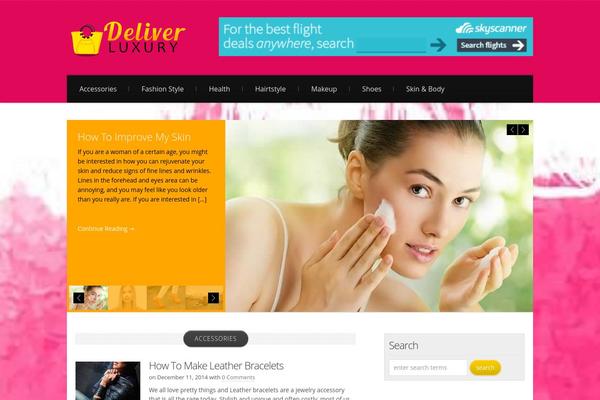 deliverluxury.com site used Wp Blossom