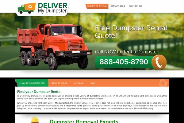 dumpster theme websites examples