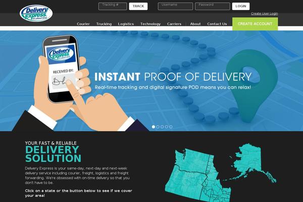 deliveryexpressinc.com site used Bigfin-delivery