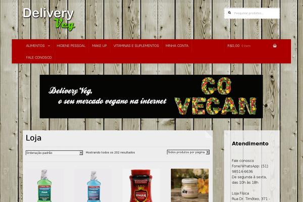 Deli theme site design template sample