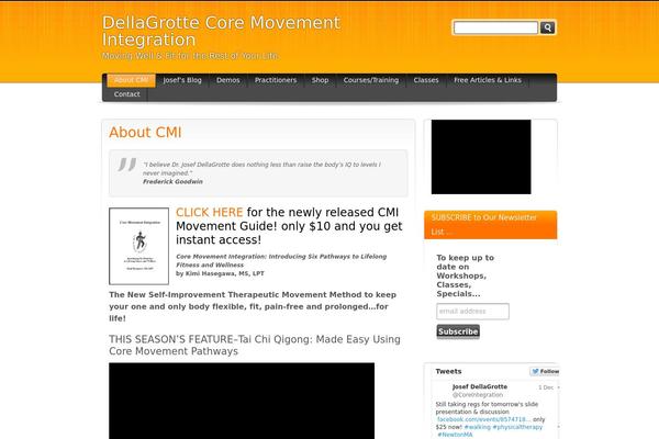 Orange and Black theme site design template sample