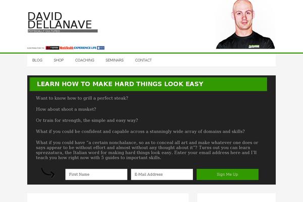 Generate Pro theme site design template sample