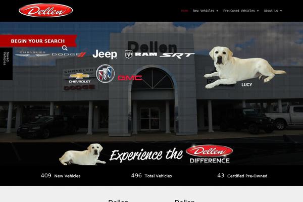 Dealer Inspire common theme site design template sample