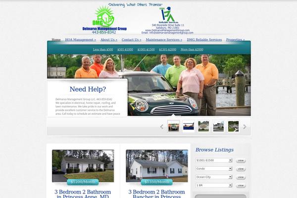 ElegantEstate theme site design template sample