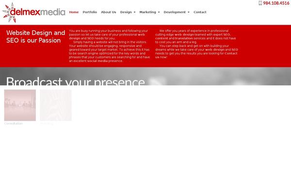 Studiofolio theme site design template sample