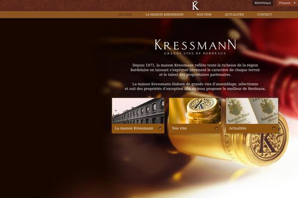 BERG theme site design template sample