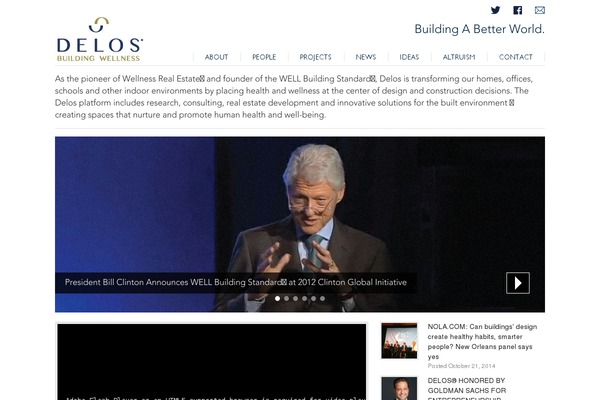 delosliving.com site used Delos
