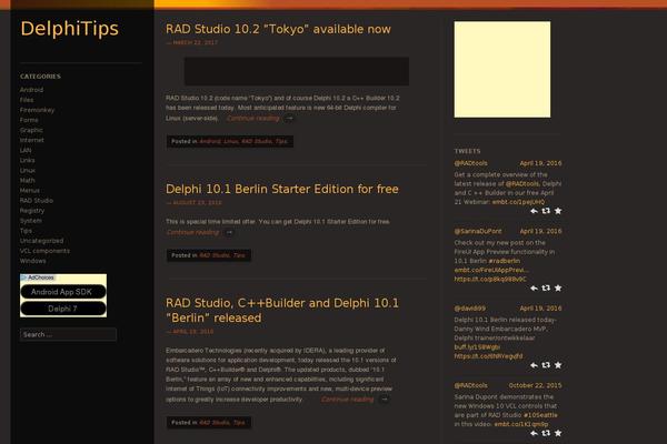 Site using Kebo Twitter Feed plugin