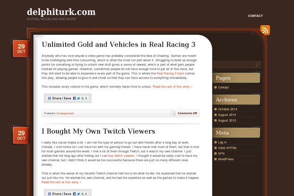 ChocoTheme theme site design template sample