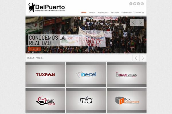 Fullscene theme site design template sample