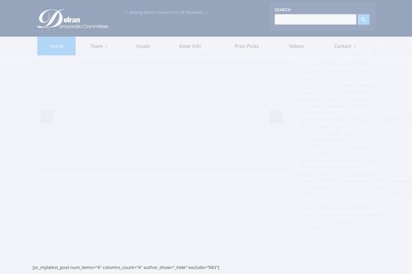 Candidate-child theme site design template sample