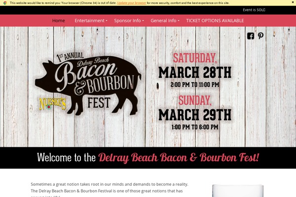 delraybaconfest.com site used Bbfest