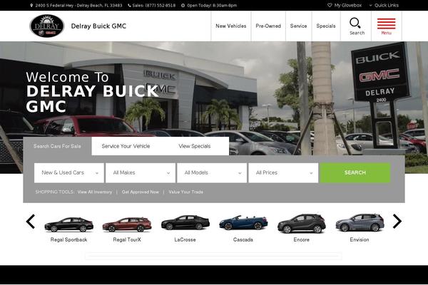 Dealer Inspire theme site design template sample