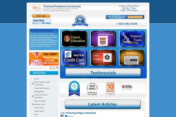 Dcc theme site design template sample