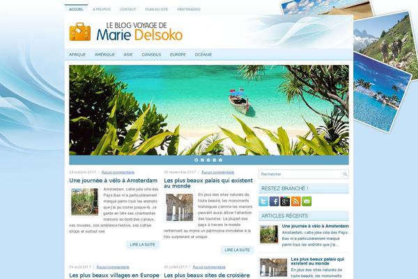 delsoko.fr site used Blogvoyage