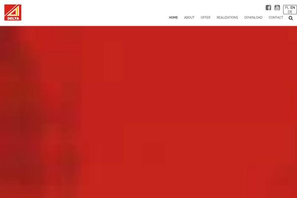 Delta theme site design template sample
