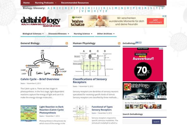 MesoColumn theme site design template sample