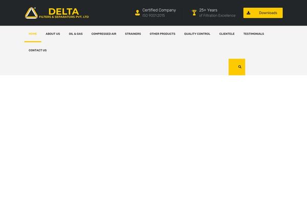 Industry theme site design template sample