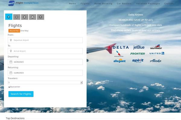 deltaflights.org site used Skylar