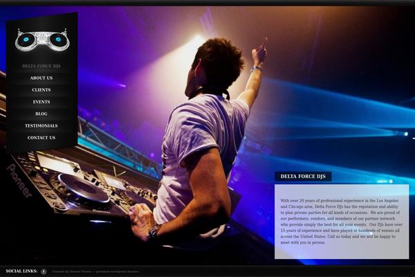 Slash theme site design template sample