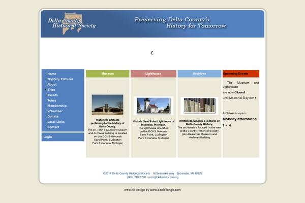Delta theme site design template sample